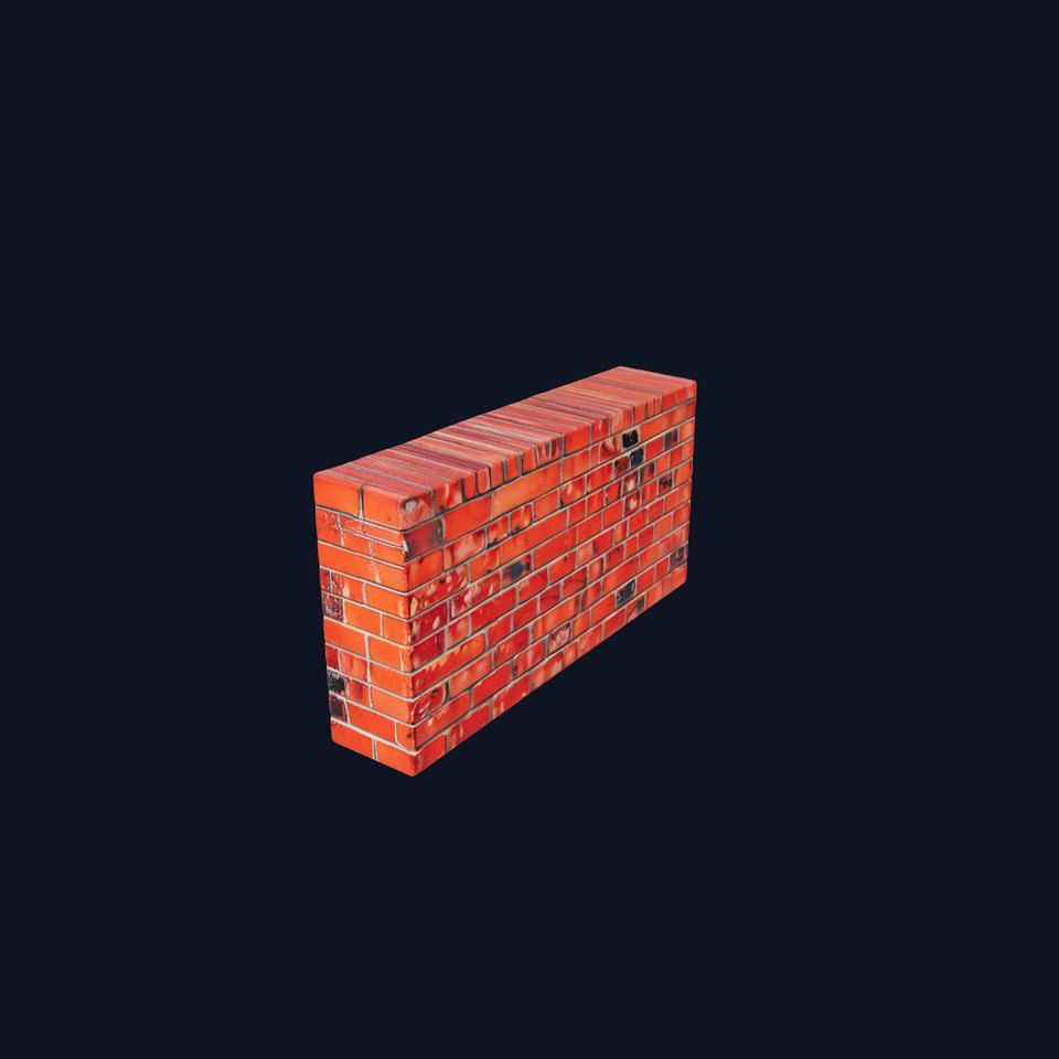 Red Brick Wall model pack